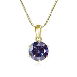 Admirable 1 CT Round cut VVS Real Top Quality Moissanite Diamonds Necklace For Women - Fine Jewellery - The Jewellery Supermarket