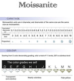 Admirable 1 CT Round cut VVS Real Top Quality Moissanite Diamonds Necklace For Women - Fine Jewellery - The Jewellery Supermarket