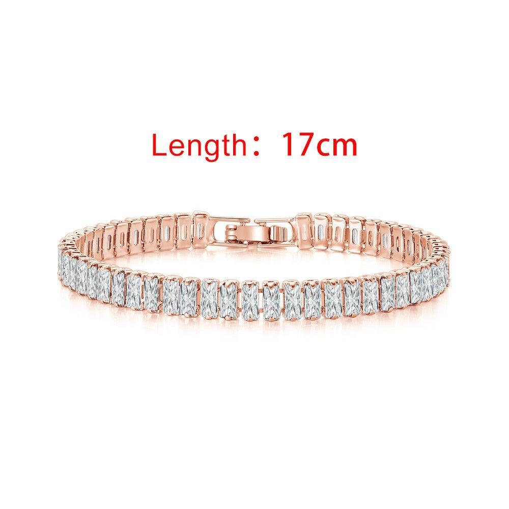 DELIGHTFUL AAA+ Cubic Zirconia Diamonds Tennis Bracelets For Women - Luxury Jewellery - The Jewellery Supermarket