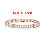 DELIGHTFUL AAA+ Cubic Zirconia Diamonds Tennis Bracelets For Women - Luxury Jewellery - The Jewellery Supermarket