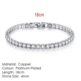 AMAZING Shiny AAA+ Cubic Zirconia Simulated Diamonds Chain Crystal Women's Dazzling Tennis Bracelets - The Jewellery Supermarket
