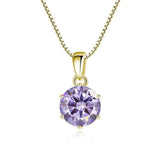Admirable 1 CT Round cut VVS Real Top Quality Moissanite Diamonds Necklace For Women - Fine Jewellery - The Jewellery Supermarket