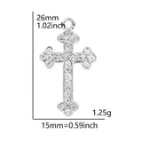 NEW HOT SELLERS - Charming Crystal Rhinestone Christ Crosses Pendant Necklaces For Women - The Jewellery Supermarket