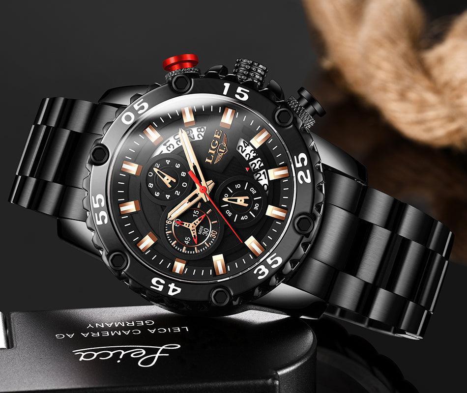 NEW ARRIVAL - Luminous Sports Army Waterproof Quartz Chronograph Military Wristwatch - The Jewellery Supermarket