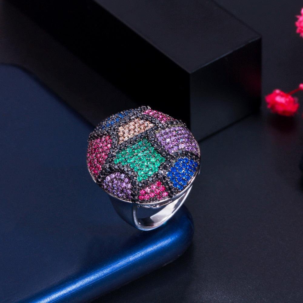 NEW ARRIVAL Designer Dazzling Luxury Fashion AAA+ Quality CZ Diamonds Ring - The Jewellery Supermarket