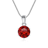 Admirable 1 CT Round cut VVS Real Top Quality Moissanite Diamonds Necklace For Women - Fine Jewellery - The Jewellery Supermarket