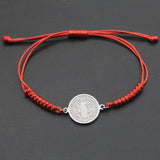 Catholic Religious Belief St. Benedict Cross Stainless Steel Bracelets Chinese Knot Bracelets for Men Women - The Jewellery Supermarket