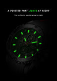 NEW ARRIVAL - Luminous Sports Army Waterproof Quartz Chronograph Military Wristwatch - The Jewellery Supermarket