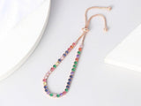 NEW Luxury Cute Multicolor Cubic Zirconia Crystals Charming Hand Made Tennis Bracelets For Women - The Jewellery Supermarket