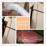 OUTSTANDING Round AAA+ Cubic Zirconia Simulated Diamonds Tennis Bracelets for Women - The Jewellery Supermarket
