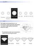 Admirable 1 CT Round cut VVS Real Top Quality Moissanite Diamonds Necklace For Women - Fine Jewellery - The Jewellery Supermarket