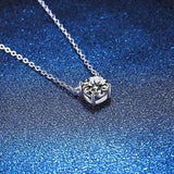Super Shiny Round Cut 1ct High Quality Moissanite Diamonds Luxury Necklace - Fine Jewellery - The Jewellery Supermarket