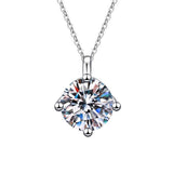 Super Shiny Round Cut 1ct High Quality Moissanite Diamonds Luxury Necklace - Fine Jewellery - The Jewellery Supermarket