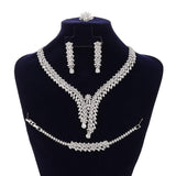 NEW ARRIVAL - Fabulous Luxury AAA+ Cubic Zirconia Diamonds Jewellery Set - The Jewellery Supermarket