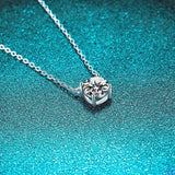 Super Shiny Round Cut 1ct High Quality Moissanite Diamonds Luxury Necklace - Fine Jewellery - The Jewellery Supermarket