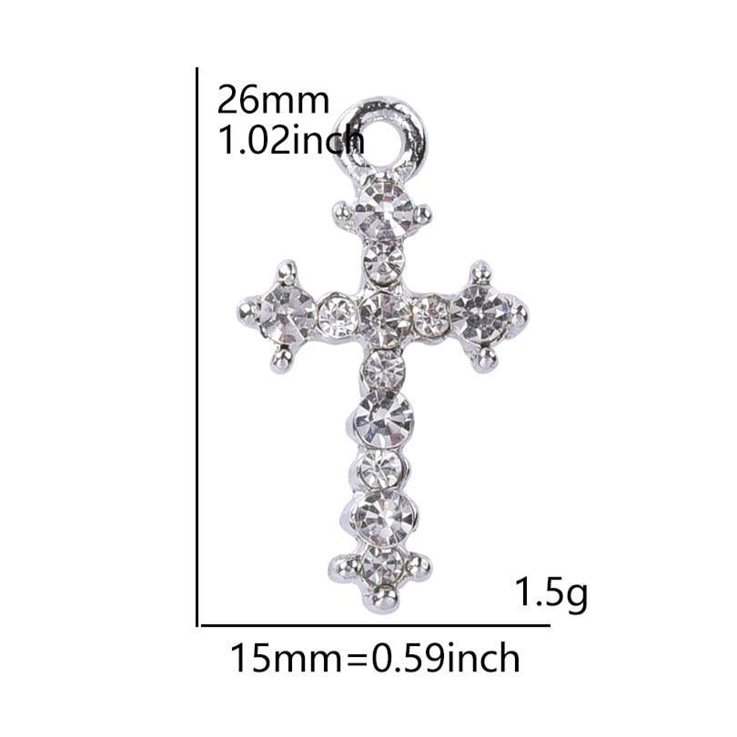 NEW HOT SELLERS - Charming Crystal Rhinestone Christ Crosses Pendant Necklaces For Women - The Jewellery Supermarket