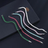 OUTSTANDING Round AAA+ Cubic Zirconia Simulated Diamonds Tennis Bracelets for Women - The Jewellery Supermarket