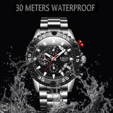 NEW ARRIVAL - Luminous Sports Army Waterproof Quartz Chronograph Military Wristwatch - The Jewellery Supermarket