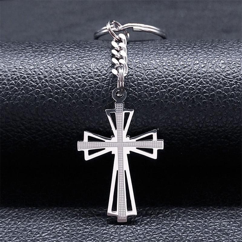 Marvellous Gold Color Chain Christian Cross Stainless Steel Necklace - Religious Jewellery - The Jewellery Supermarket