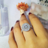 Dazzling Luxury Oval Pink AAA+ Cubic Zirconia Popular Rings - The Jewellery Supermarket