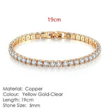 AMAZING Shiny AAA+ Cubic Zirconia Simulated Diamonds Chain Crystal Women's Dazzling Tennis Bracelets - The Jewellery Supermarket