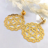 NEW Judaism Hexagram Stainless Steel Star Of David Dangle Stud Earrings for Women - The Jewellery Supermarket