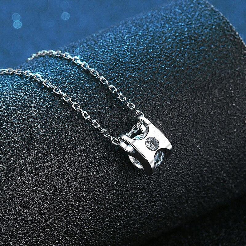 Super Shiny Round Cut 1ct High Quality Moissanite Diamonds Luxury Necklace - Fine Jewellery - The Jewellery Supermarket