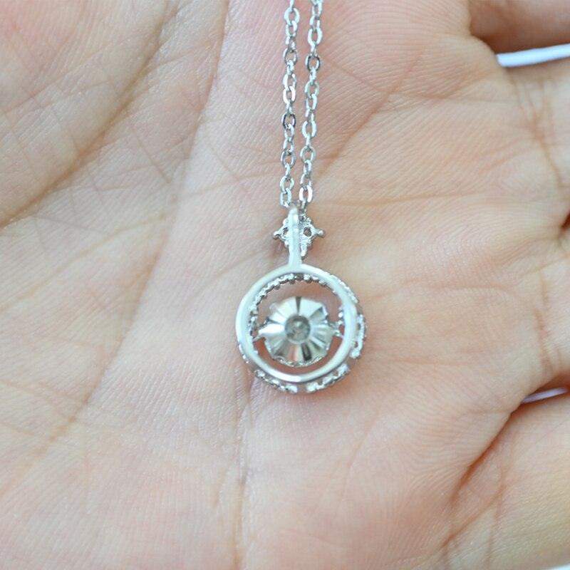 Fabulous 1/0.8 CT D Colour VVS Round Cut High Quality Moissanite Diamonds Necklace - Fine Jewellery - The Jewellery Supermarket