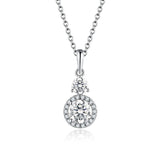 Wonderful Round Cut 1CT D Color High Quality Moissanite Diamonds 6.5mm Gemstone Necklace - Fine Jewellery - The Jewellery Supermarket