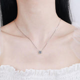 Super Shiny Round Cut 1ct High Quality Moissanite Diamonds Luxury Necklace - Fine Jewellery - The Jewellery Supermarket