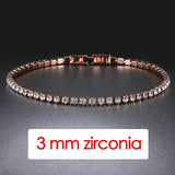 POPULAR - Trendy AAA+ Cubic Zirconia Silver Color Women's Tennis Bracelet - Hand Made jewellery - The Jewellery Supermarket