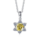 1 Carat VVS D Color High Quality Moissanite Diamonds Snowflake Star of David Design Pendant - Fine Jewellery - The Jewellery Supermarket