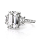 New Arrival Marvelous Luxury Rectangle Cut AAA+ Quality CZ Diamonds Engagement Ring - The Jewellery Supermarket