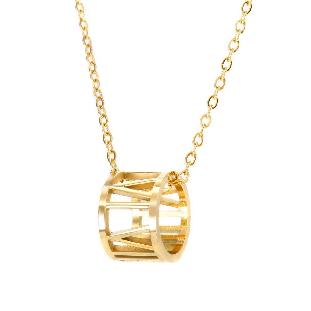 BEST SELLER New Design Hollow Roman Numerals Stainless Steel Jewellery Set for Women  - Fashion Jewellery - The Jewellery Supermarket