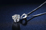Admirable 1 CT Round cut VVS Real Top Quality Moissanite Diamonds Necklace For Women - Fine Jewellery - The Jewellery Supermarket