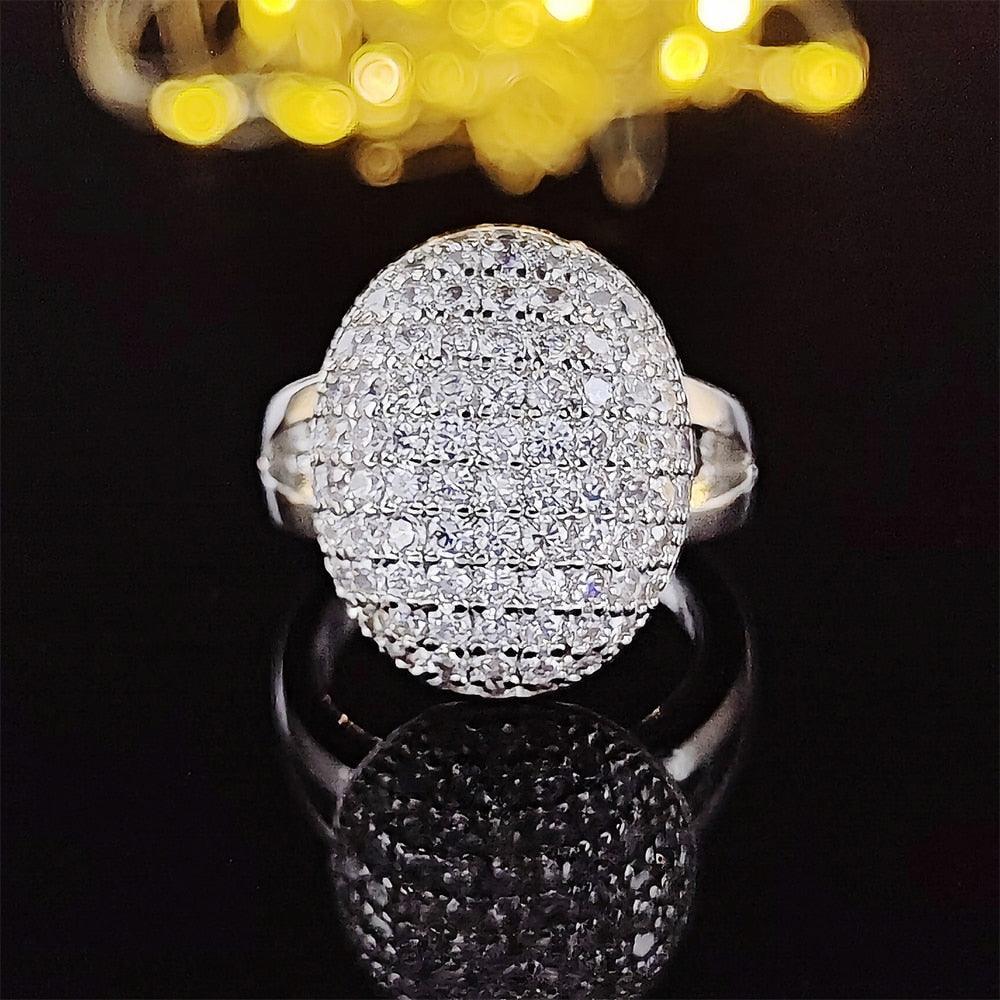 NEW ARRIVAL Designer Dazzling Luxury Fashion AAA+ Quality CZ Diamonds Ring - The Jewellery Supermarket