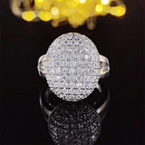NEW ARRIVAL Designer Dazzling Luxury Fashion AAA+ Quality CZ Diamonds Ring - The Jewellery Supermarket
