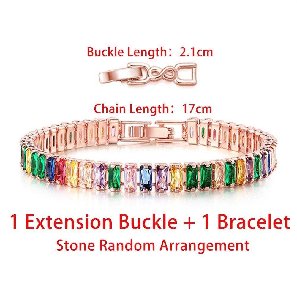 DELIGHTFUL AAA+ Cubic Zirconia Diamonds Tennis Bracelets For Women - Luxury Jewellery - The Jewellery Supermarket
