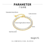 Exquisite Geometry AAA+ Cubic Zirconia Tennis Bracelets for Women - Crystal Fashion Bracelets - The Jewellery Supermarket