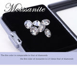 Admirable 1 CT Round cut VVS Real Top Quality Moissanite Diamonds Necklace For Women - Fine Jewellery - The Jewellery Supermarket