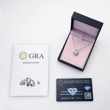 Best Seller - Lucky Horseshoe D-Color 0.8ct Dancing High Quality Moissanite Diamonds Necklace - Ideal Gift - The Jewellery Supermarket