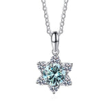1 Carat VVS D Color High Quality Moissanite Diamonds Snowflake Star of David Design Pendant - Fine Jewellery - The Jewellery Supermarket