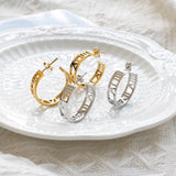 BEST SELLER New Design Hollow Roman Numerals Stainless Steel Jewellery Set for Women  - Fashion Jewellery - The Jewellery Supermarket