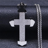 Marvellous Gold Color Chain Christian Cross Stainless Steel Necklace - Religious Jewellery - The Jewellery Supermarket