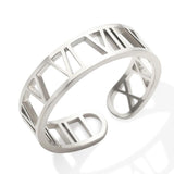 BEST SELLER New Design Hollow Roman Numerals Stainless Steel Jewellery Set for Women  - Fashion Jewellery - The Jewellery Supermarket