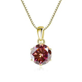 Admirable 1 CT Round cut VVS Real Top Quality Moissanite Diamonds Necklace For Women - Fine Jewellery - The Jewellery Supermarket