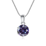Admirable 1 CT Round cut VVS Real Top Quality Moissanite Diamonds Necklace For Women - Fine Jewellery - The Jewellery Supermarket