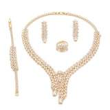 NEW ARRIVAL - Fabulous Luxury AAA+ Cubic Zirconia Diamonds Jewellery Set - The Jewellery Supermarket