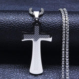 Marvellous Gold Color Chain Christian Cross Stainless Steel Necklace - Religious Jewellery - The Jewellery Supermarket