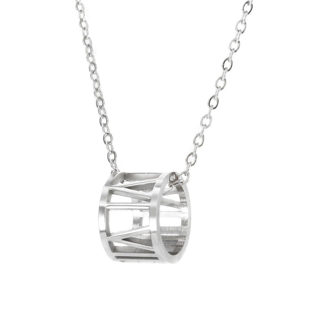 BEST SELLER New Design Hollow Roman Numerals Stainless Steel Jewellery Set for Women  - Fashion Jewellery - The Jewellery Supermarket